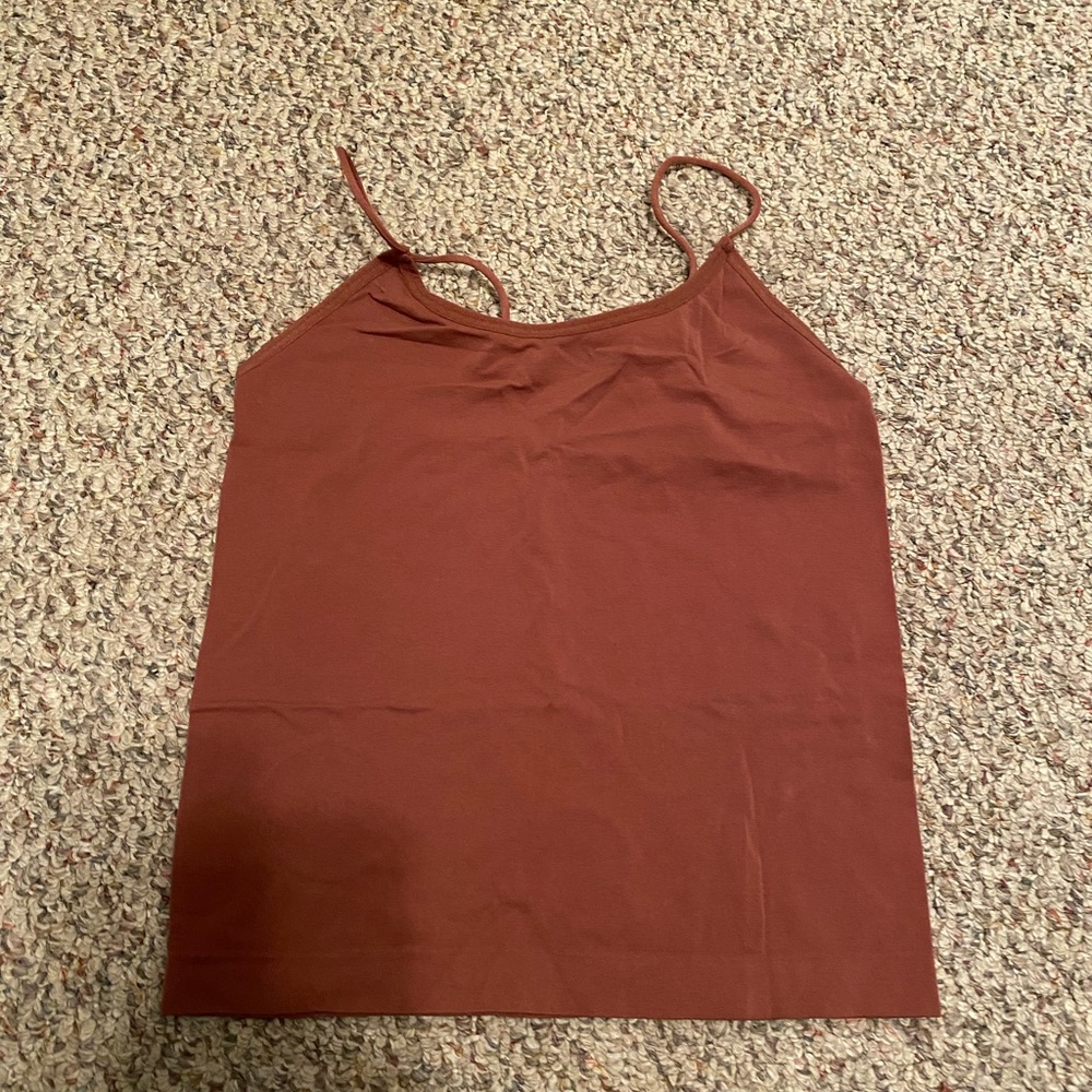 Cropped Spaghetti Strap Tank Top